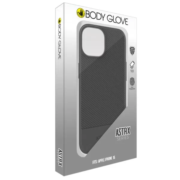 iPhone 15 Case - Body Glove Astrx Cover - Black - Image 4