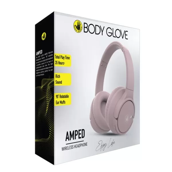 Body Glove Amped Wireless Headphones - Sand - Image 2