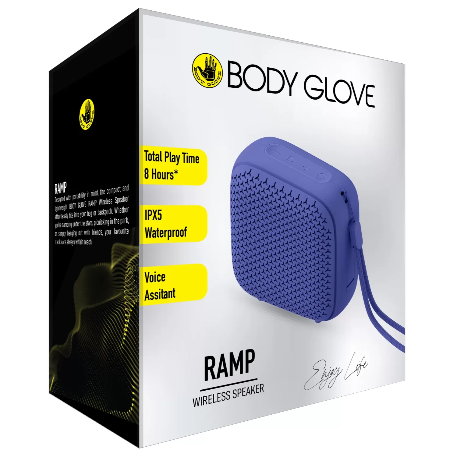 Body Glove Ramp Portable Bluetooth Speaker - Blue - Image 4