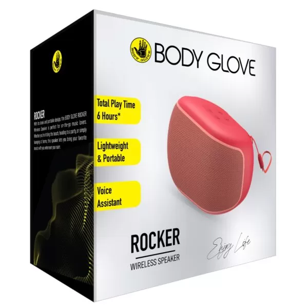 Body Glove Rocker Portable Bluetooth Speaker - Red - Image 3