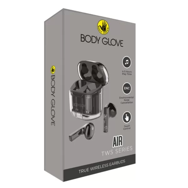 Body Glove Air TWS Series True Wireless Earbuds Black - Image 4