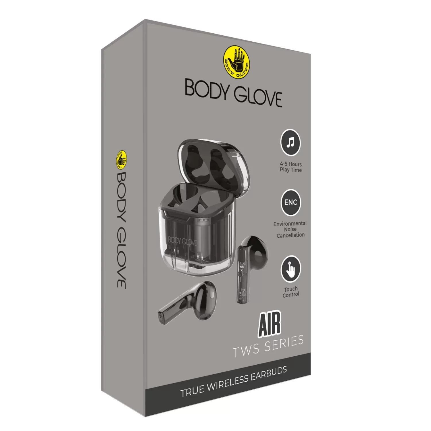 Body Glove Air Series TWS True Wireless Earbuds – Black - Image 4