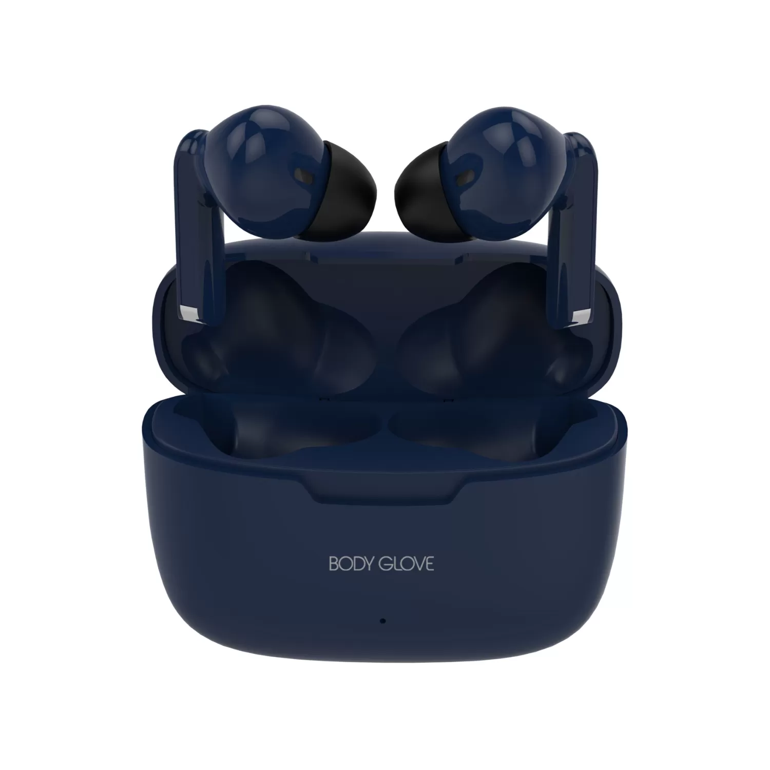 Stay connected with the sleek and stylish Body Glove Essentials TWS Lux Series earbuds, now in blue.