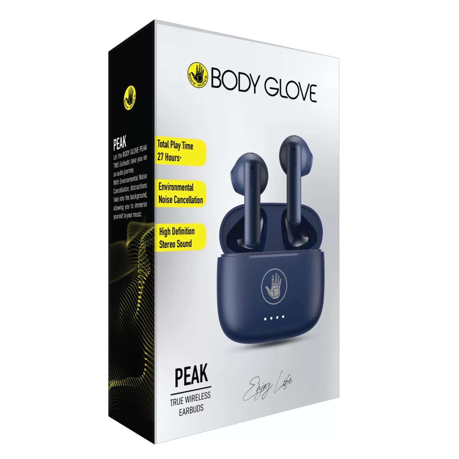 Body Glove Peak ENC TWS True Wireless Earbuds – Blue - Image 6