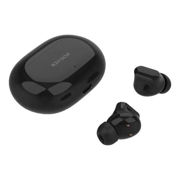 Stay connected and enjoy your music wirelessly with the Black Body Glove Essentials TWS Pro Series Wireless Earbuds.