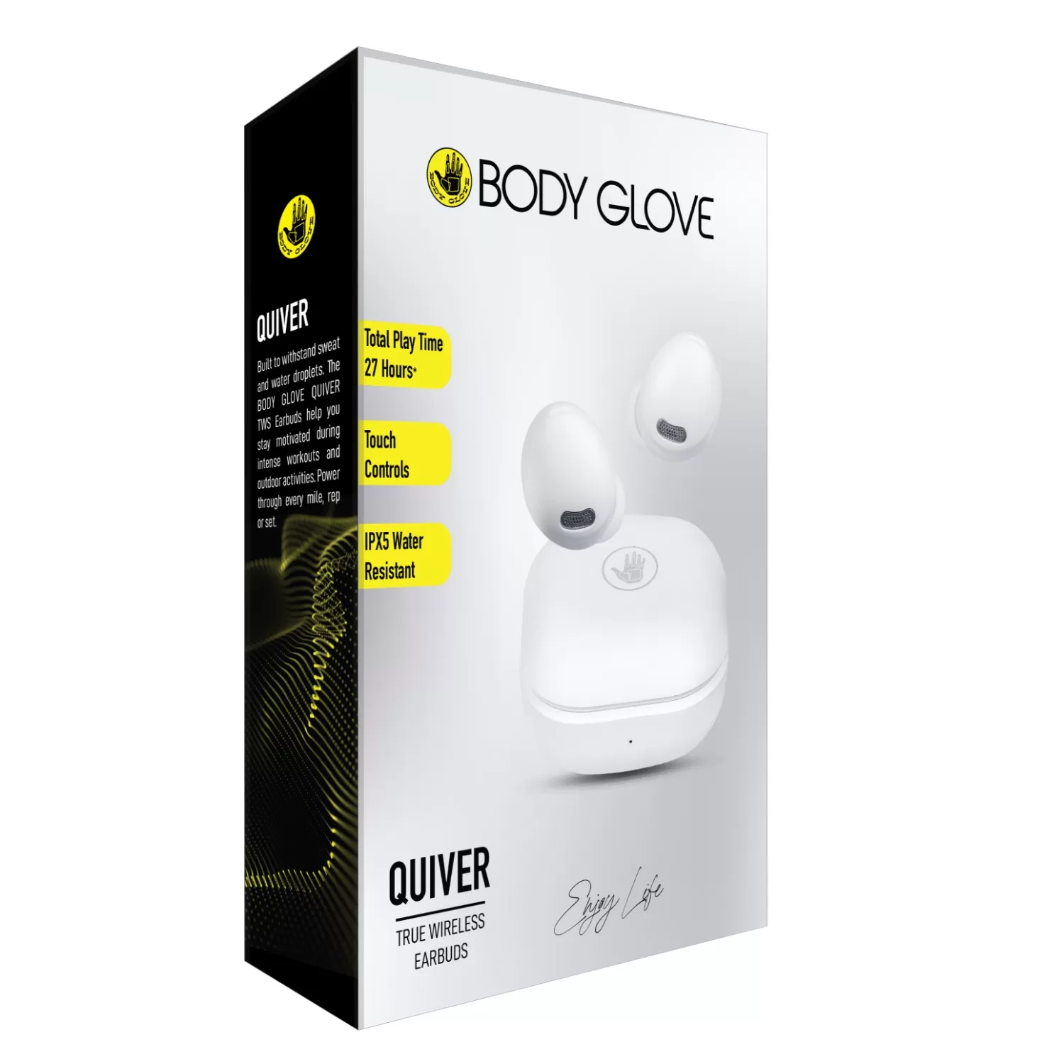 Body Glove Quiver TWS True Wireless Earbuds – White - Image 9