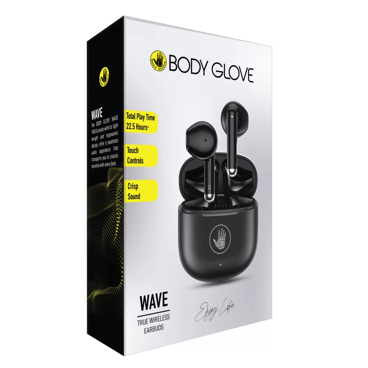 Body Glove Wave TWS True Wireless Earbuds – Black - Image 6
