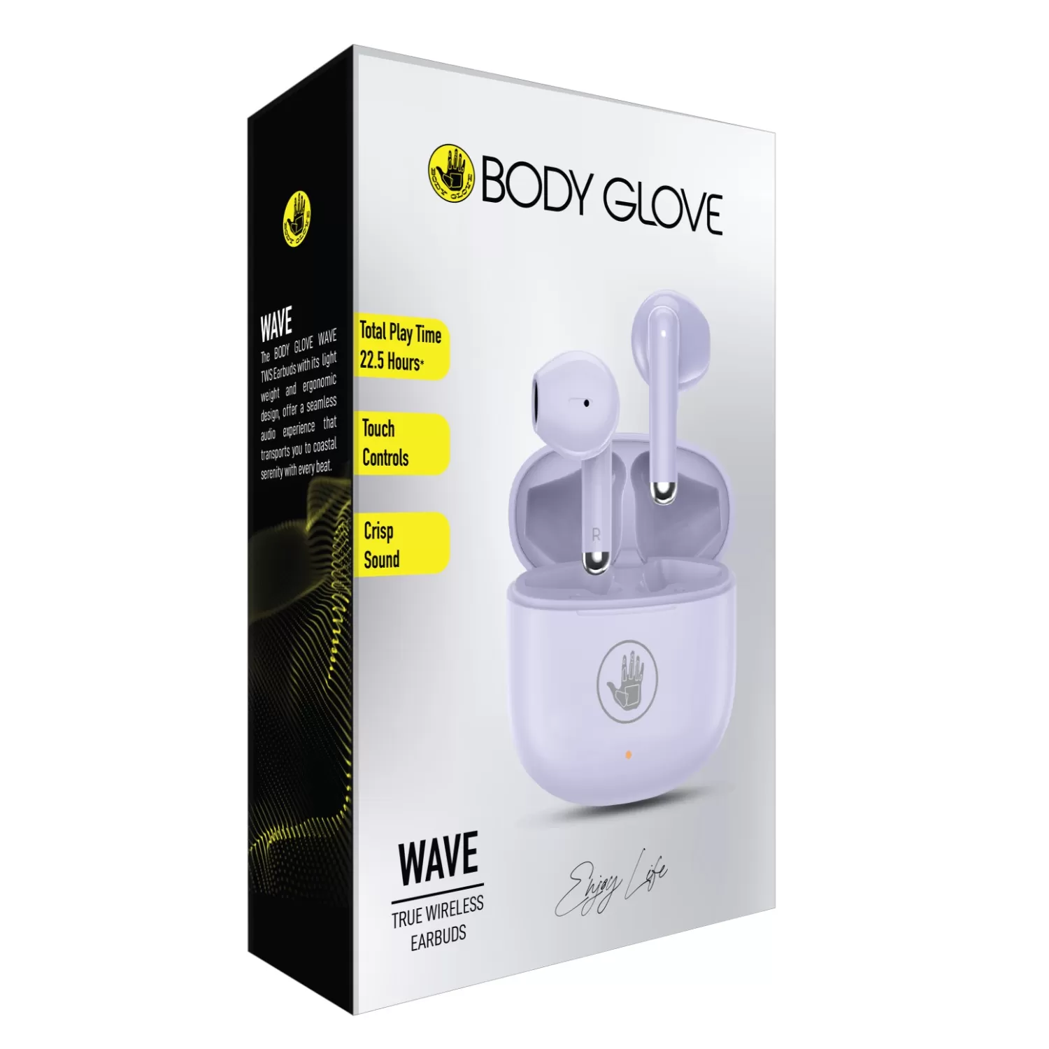 Body Glove Wave TWS True Wireless Earbuds – Purple - Image 5