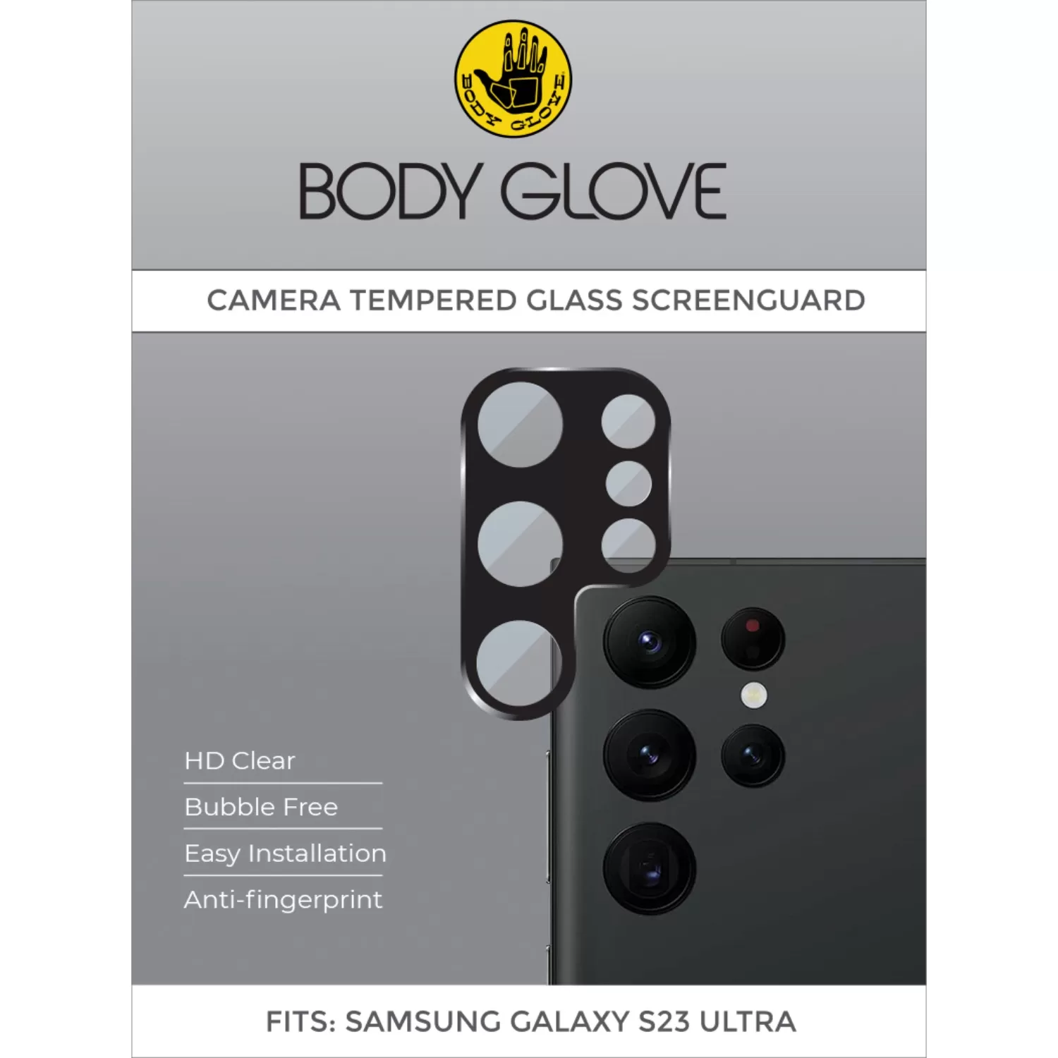 Samsung Galaxy S23 Ultra Body Glove Camera Screen Protector