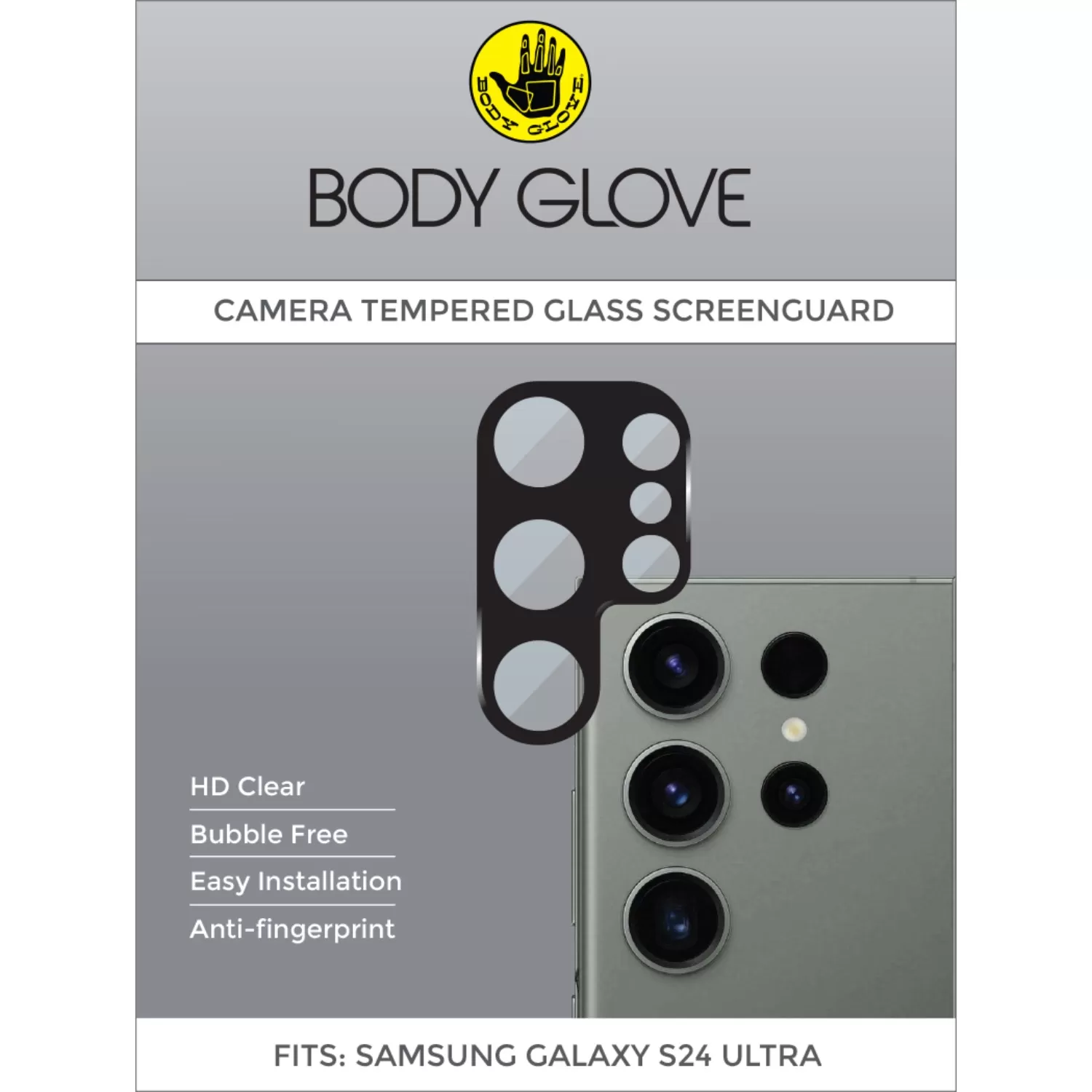 Samsung Galaxy S24 Ultra Body Glove Camera Screen Protector
