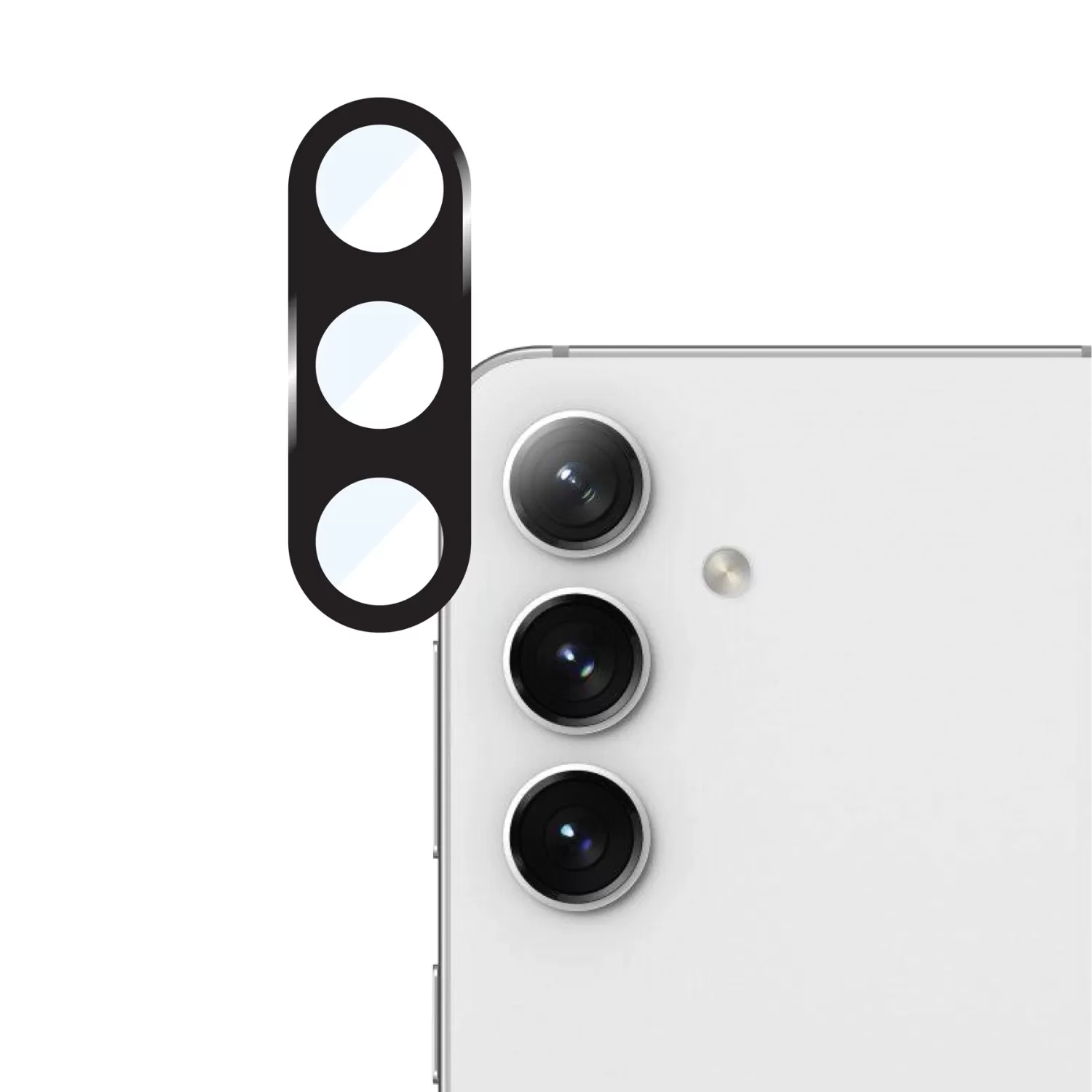 Samsung Galaxy S24 Body Glove Camera Screen Protector - Black Border - Image 2