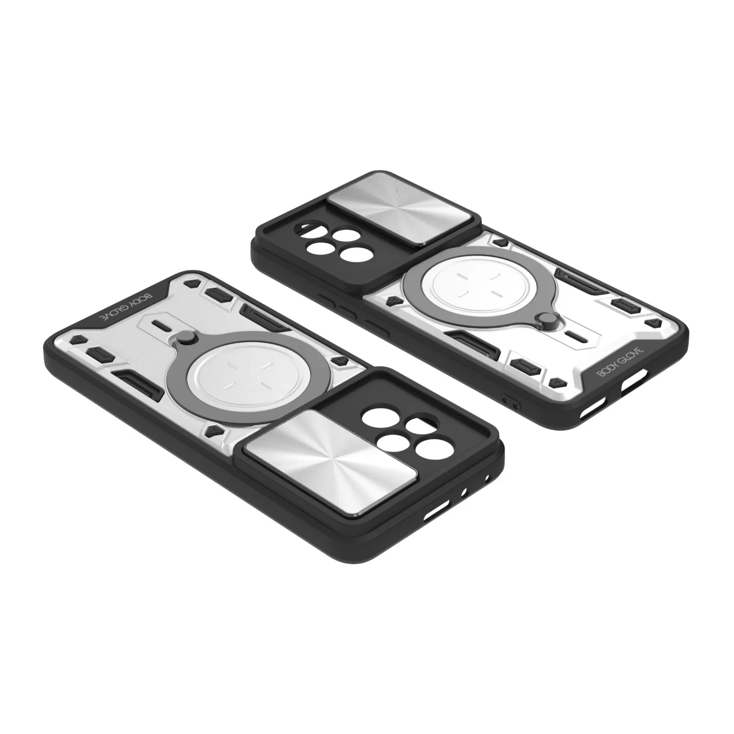 Honor 200 Body Glove Defender Case – Silver - Image 3