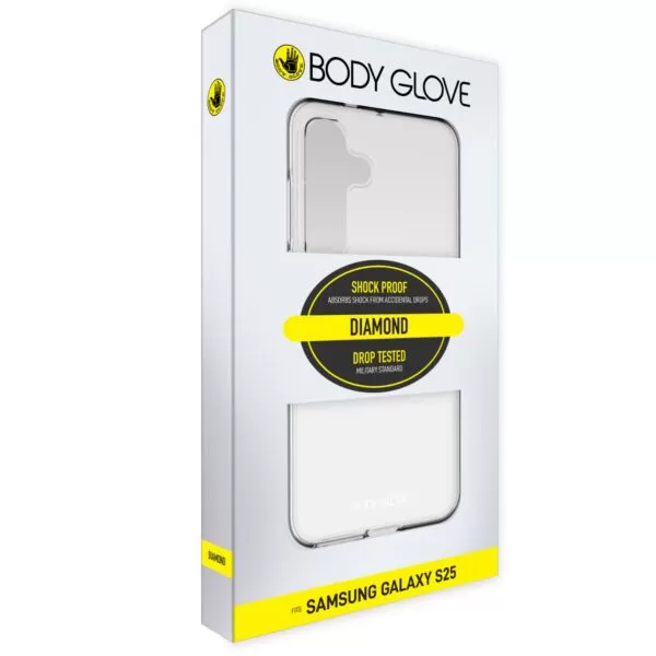 Samsung Galaxy S25 Case - Body Glove Diamond Cover - Clear - Image 9