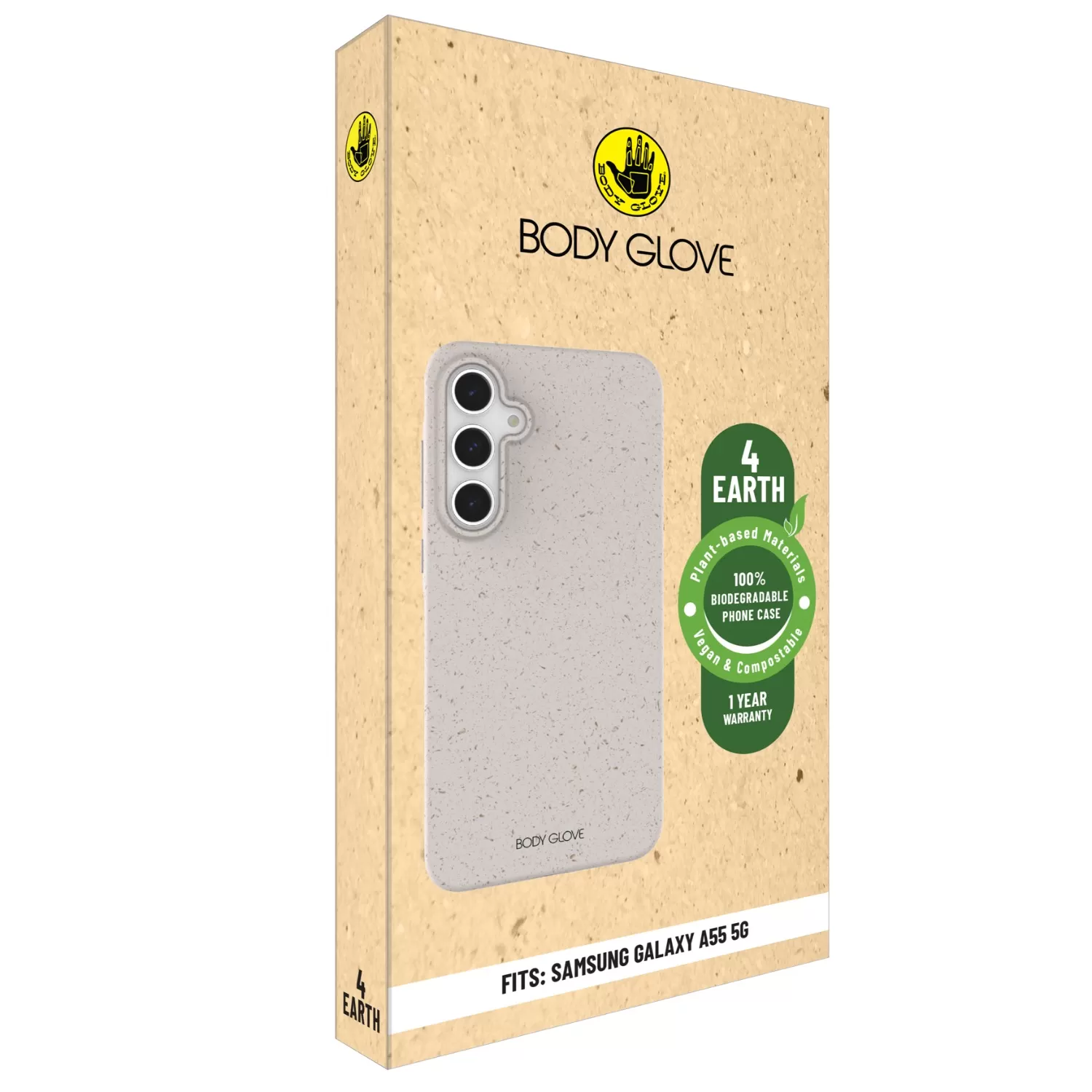 Samsung Galaxy A55 5G Body Glove 4Earth Bio Case – Beige - Image 9