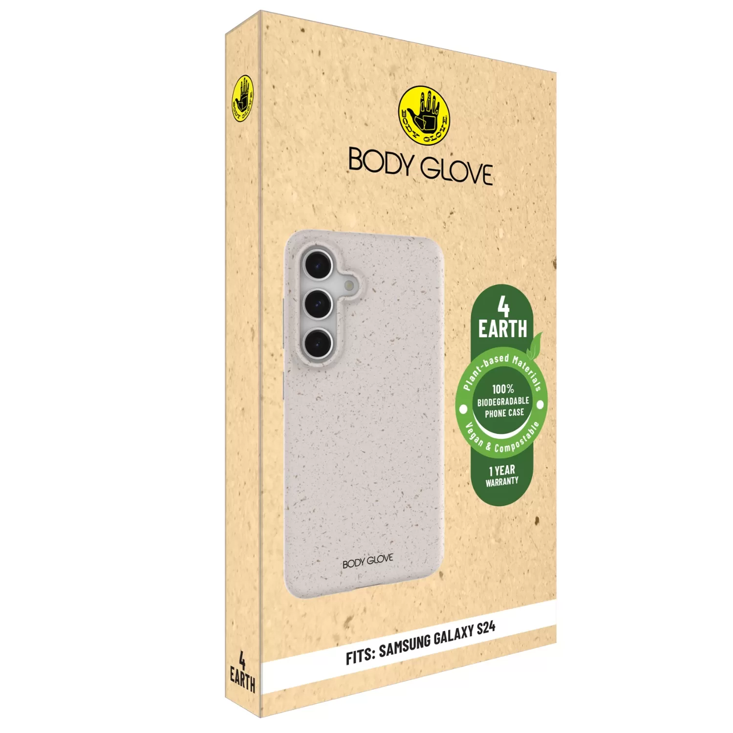 Samsung Galaxy S24 Body Glove 4Earth Bio Case – Beige - Image 4