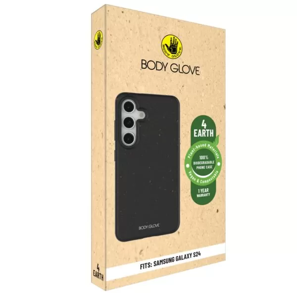 Samsung Galaxy S24 Case - Body Glove 4Earth Bio Cover - Black - Image 4