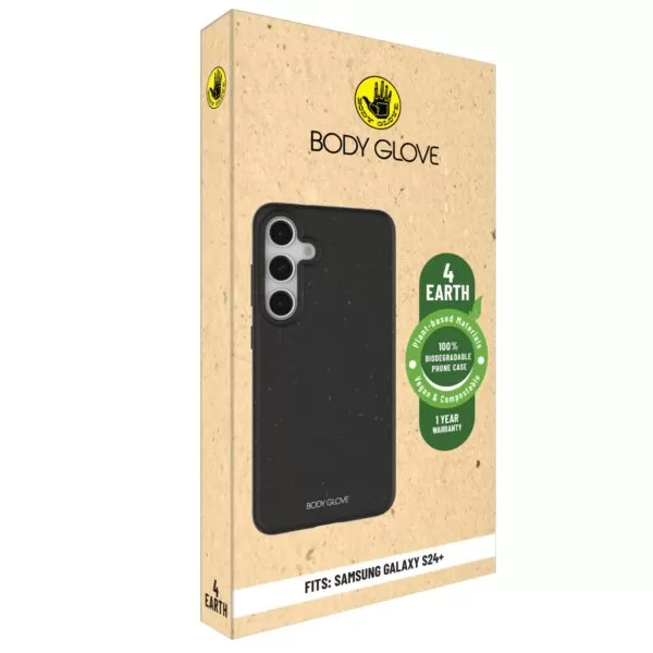 Samsung Galaxy S24+ Case - Body Glove 4Earth Bio Cover - Black - Image 4