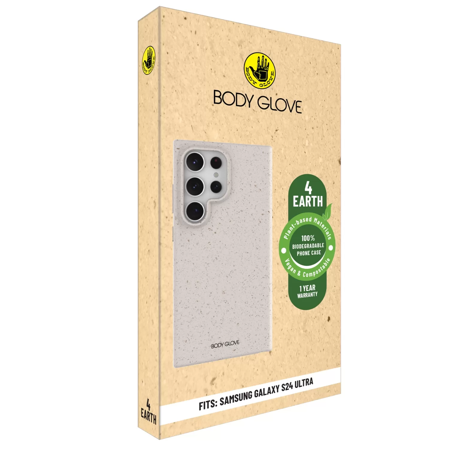 Samsung Galaxy S24 Ultra Body Glove 4Earth Bio Case – Beige - Image 4