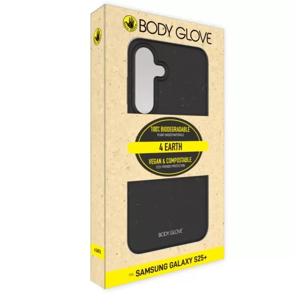 Samsung Galaxy S25+ Case - Body Glove 4Earth Bio Cover - Black - Image 9