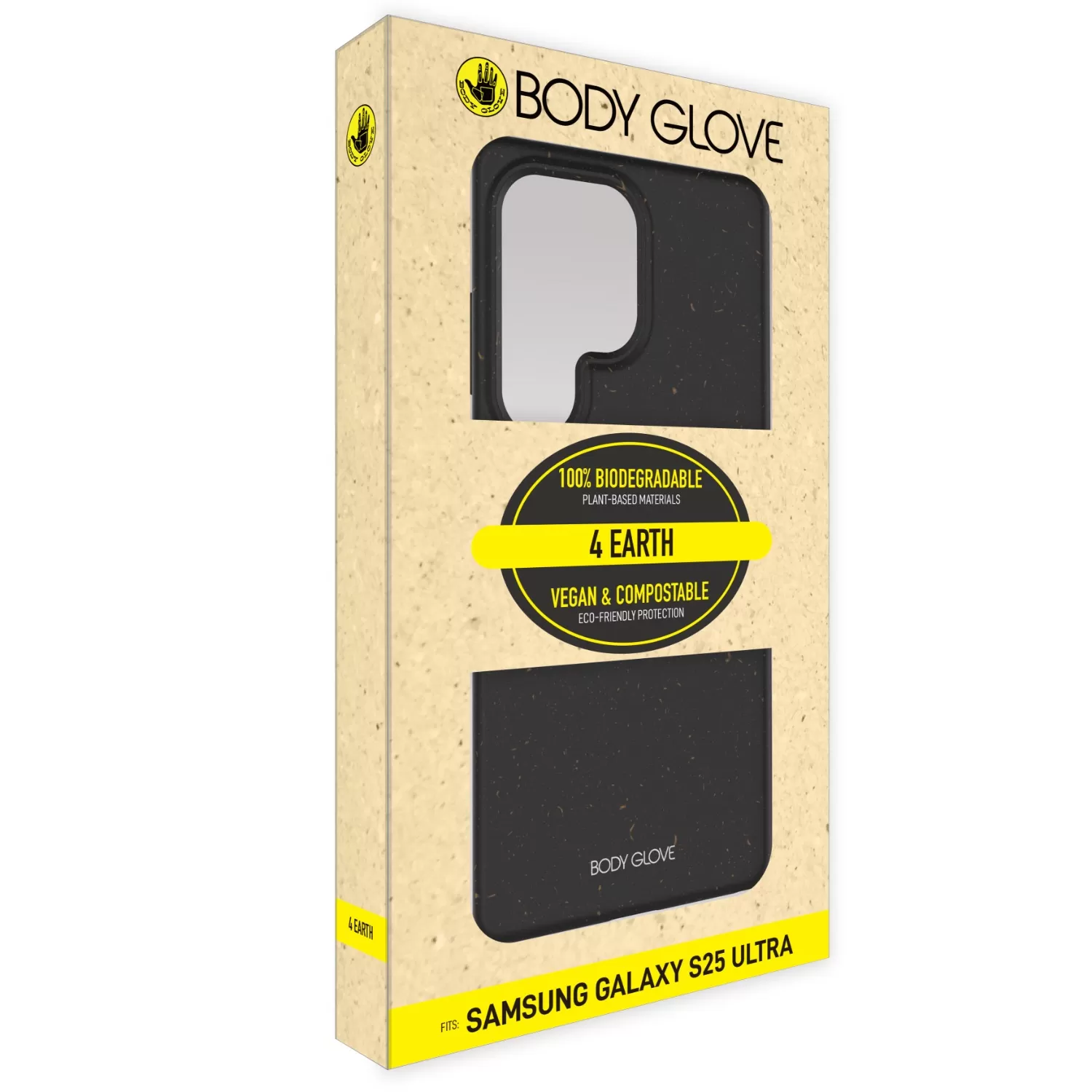 Samsung Galaxy S25 Ultra Body Glove 4Earth Bio Case – Black - Image 9