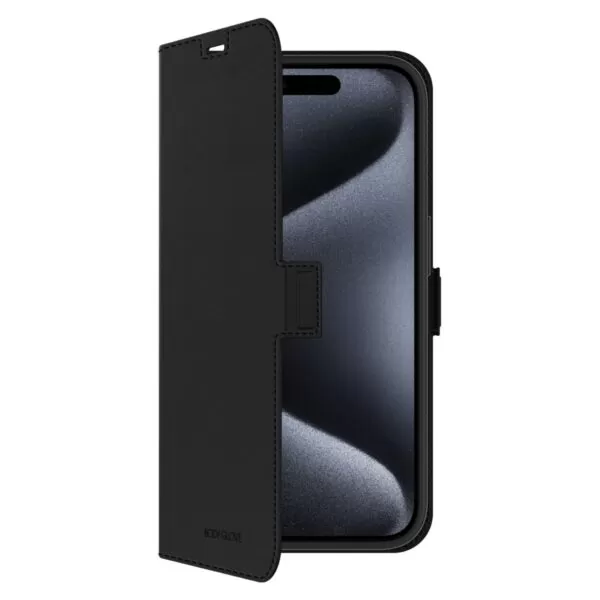 iPhone 15 Pro Case - Body Glove Flip Series Case - Black