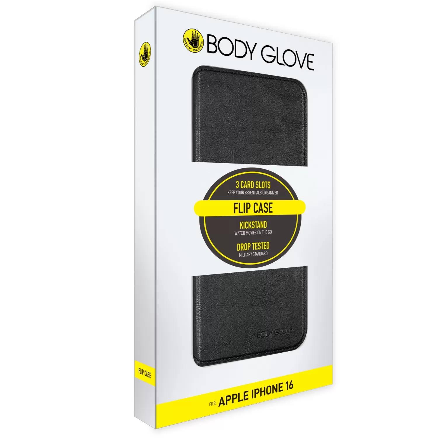 Apple iPhone 16 Body Glove Flip Series Case – Black - Image 4