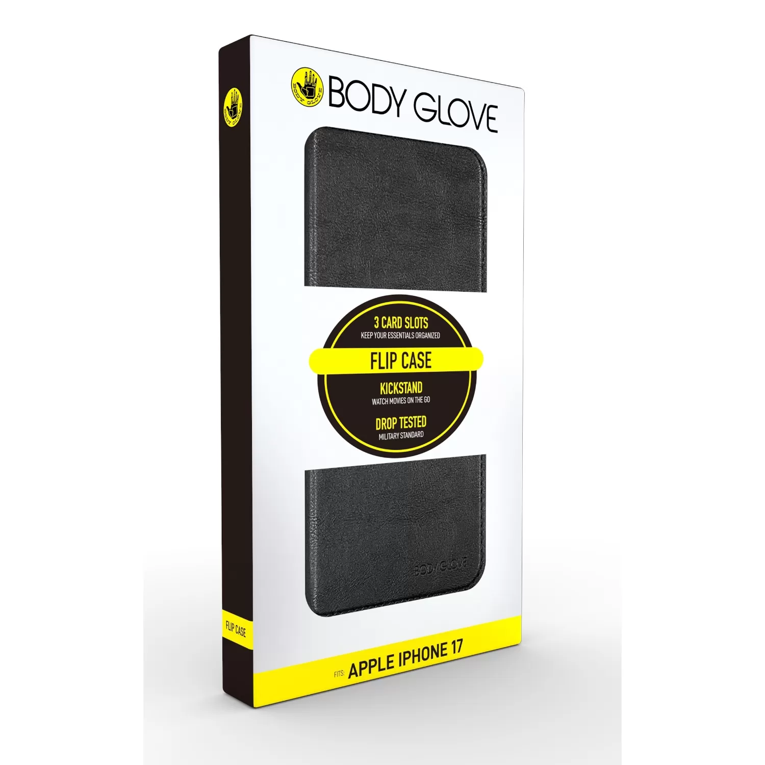 Apple iPhone 17 Body Glove Flip Case – Black - Image 3