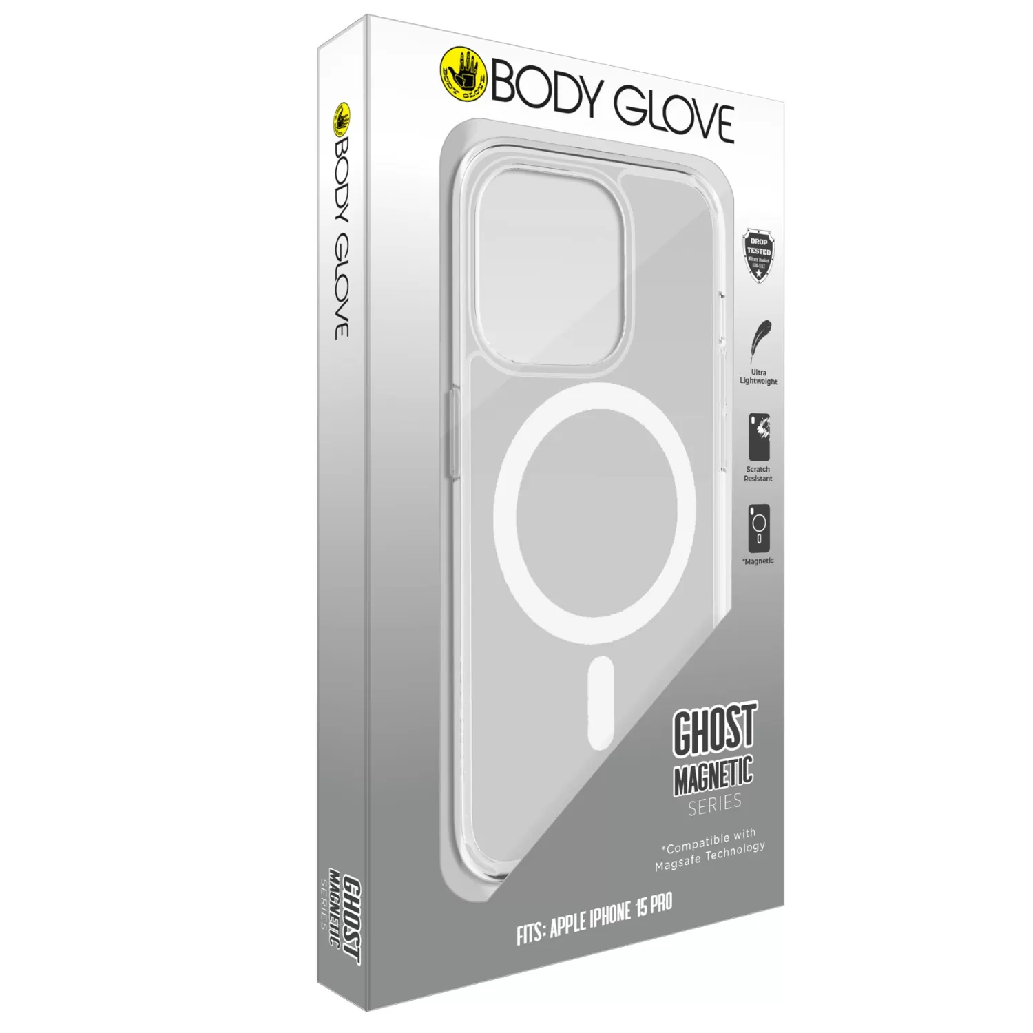 Apple iPhone 15 Pro Body Glove Ghost Magnetic Case – Clear - Image 4