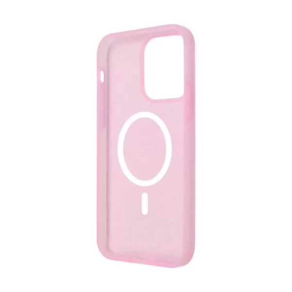 Body Glove Magnetic Glitter Silicone Cell Phone Cover for the Apple iPhone 14 Pro Pink