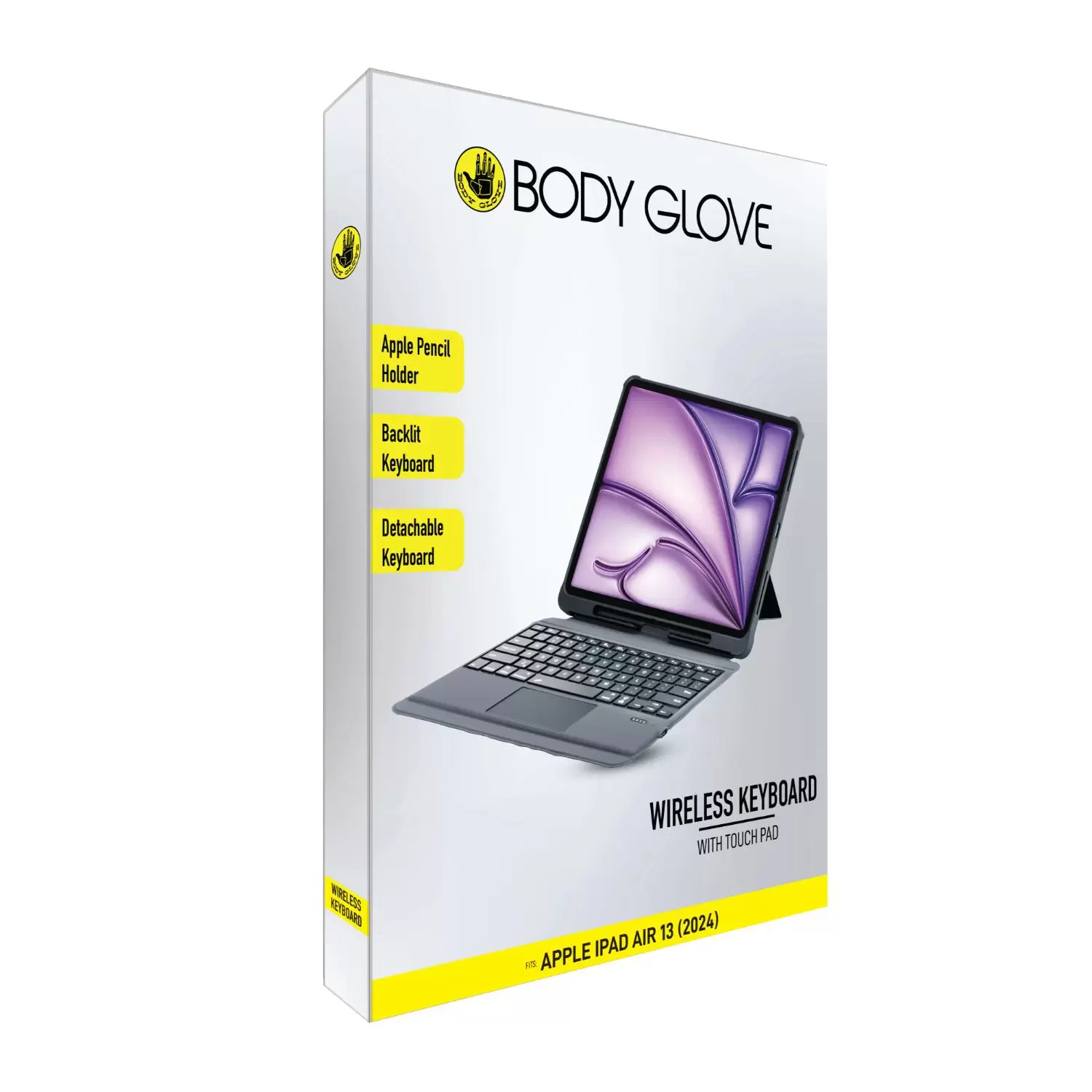 Apple iPad Air 13 (2025/2024) Body Glove Keyboard Case – Black - Image 4