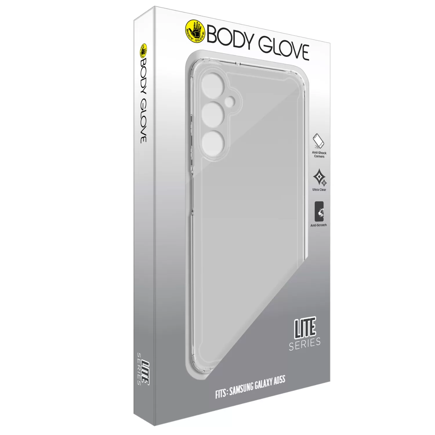 Samsung Galaxy A05s Body Glove Lite Series Case – Clear - Image 4