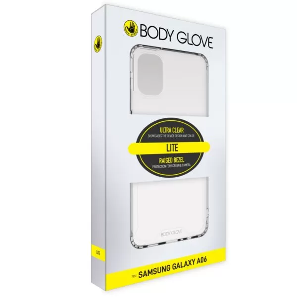 Samsung Galaxy A06 Case - Body Glove Lite Series Cover - Clear - Image 9