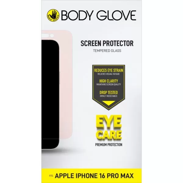 iPhone 16 Pro Max Body Glove Tempered Glass Screen Protector