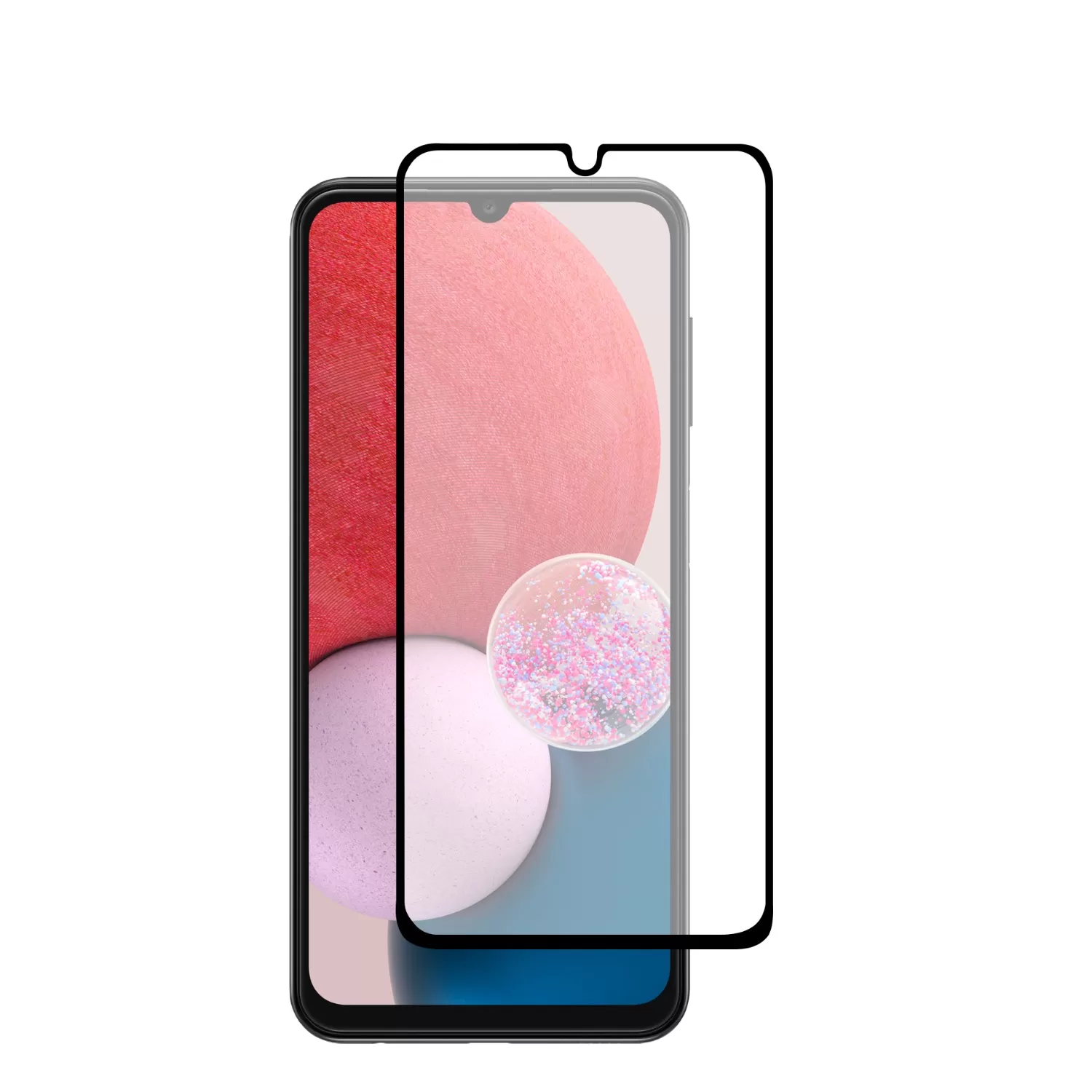 Samsung Galaxy A24 4G Body Glove Screen Protector - Black Border - Image 2