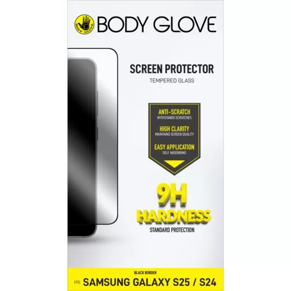 Samsung Galaxy S25 / S24 Body Glove Screen Protector - Black Border