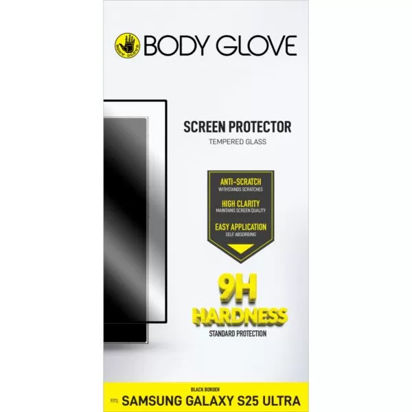 Samsung Galaxy S25 Ultra Body Glove Screen Protector - Black Border