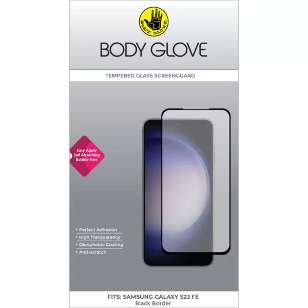 Galaxy S23 FE Body Glove Screen Protector - Black Border