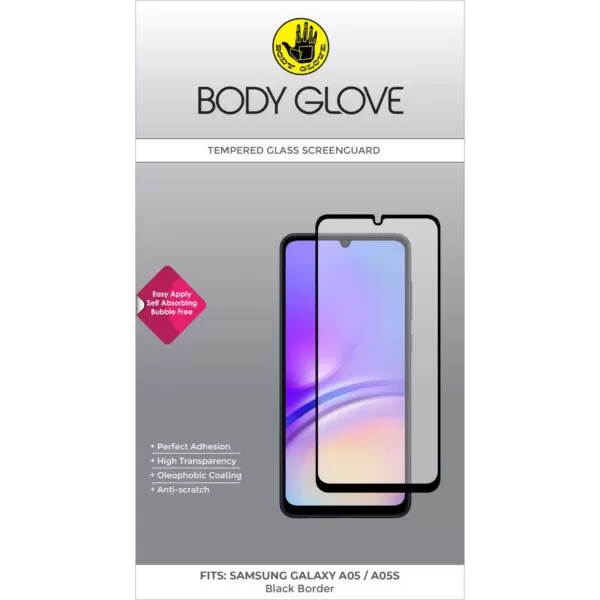 Galaxy A05 /  A05s  / A06 Tempered Glass - Body Glove Screen Protector