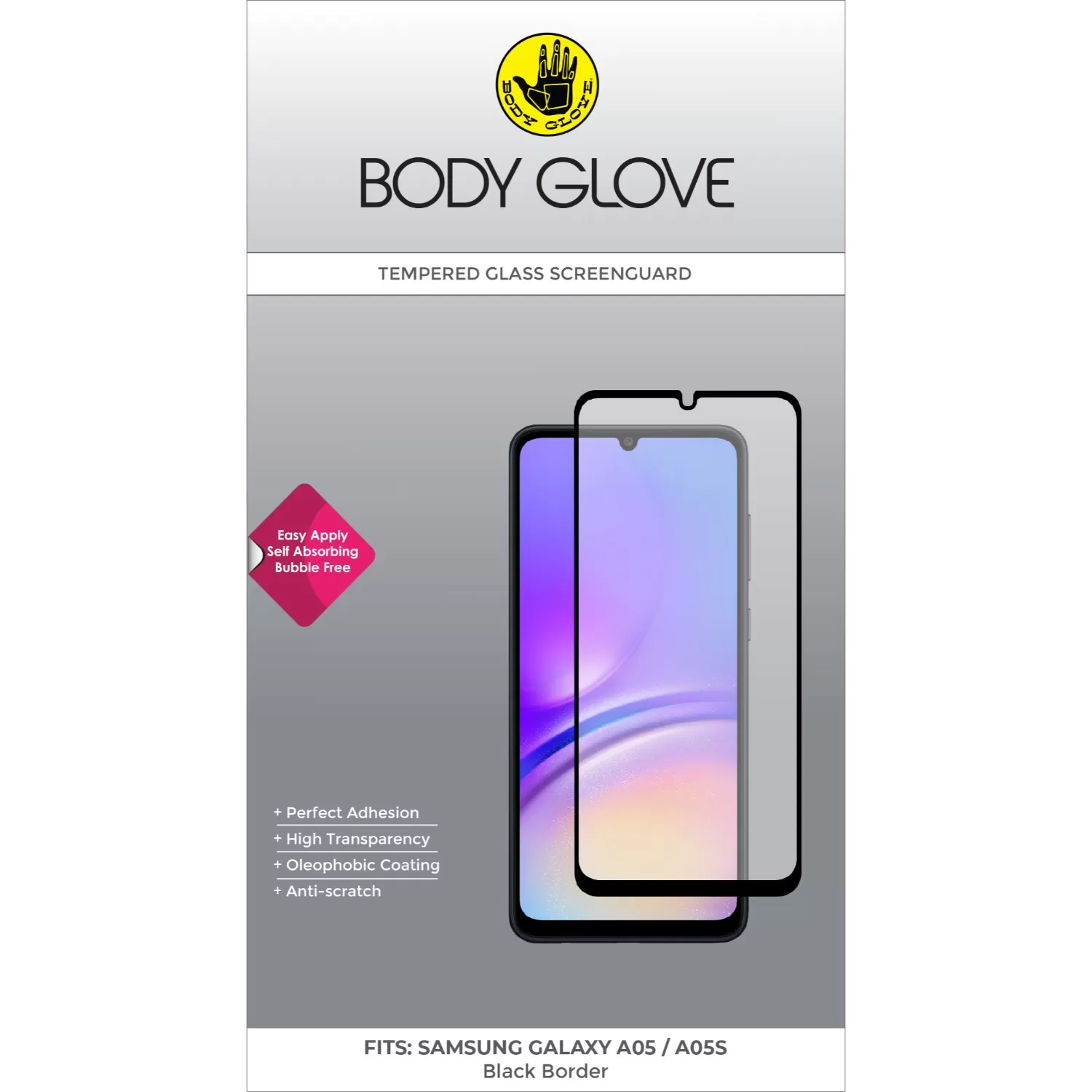 Galaxy A05 / A05s / A06 Tempered Glass - Body Glove Screen Protector