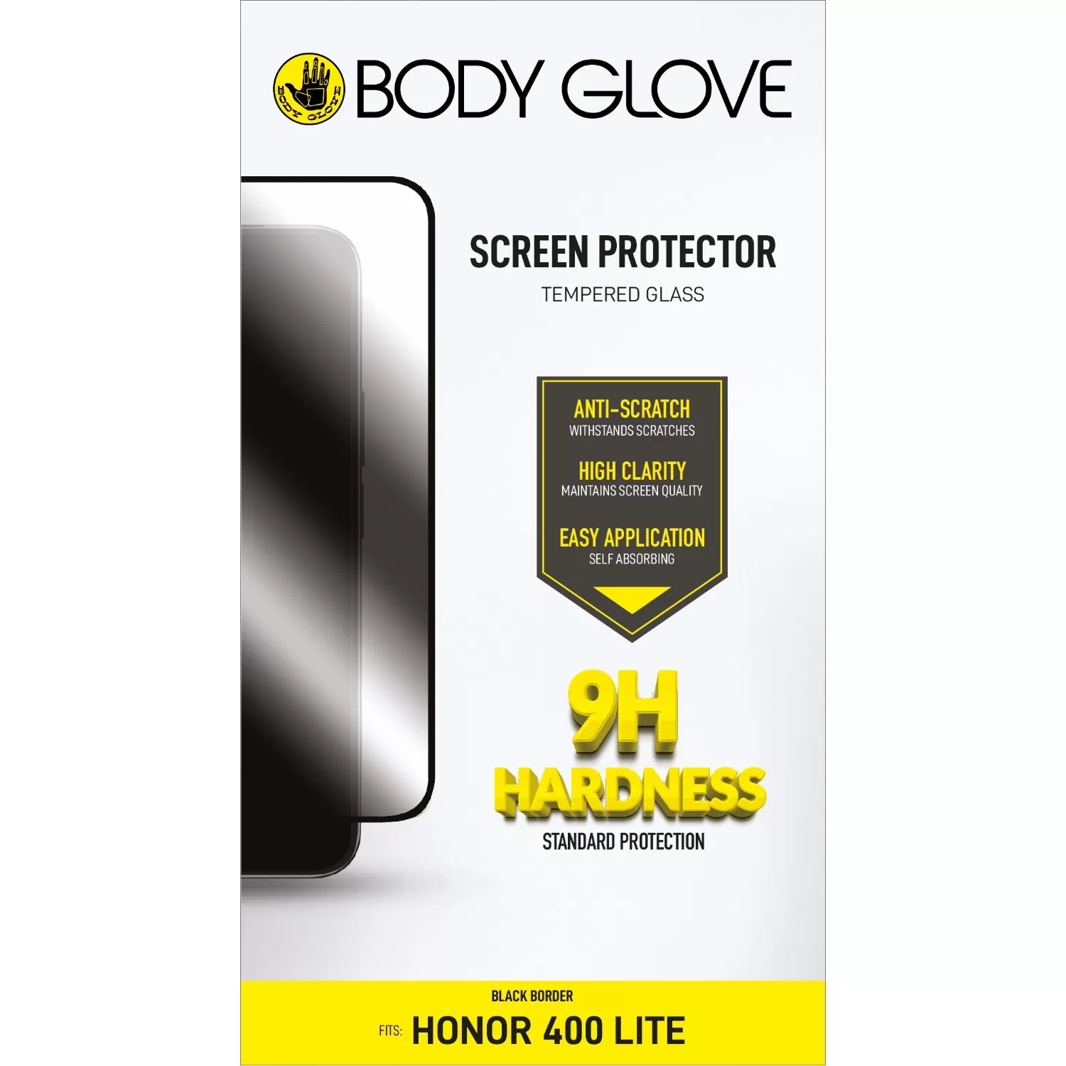 HONOR 400 Lite Body Glove Screen Protector – Black Border
