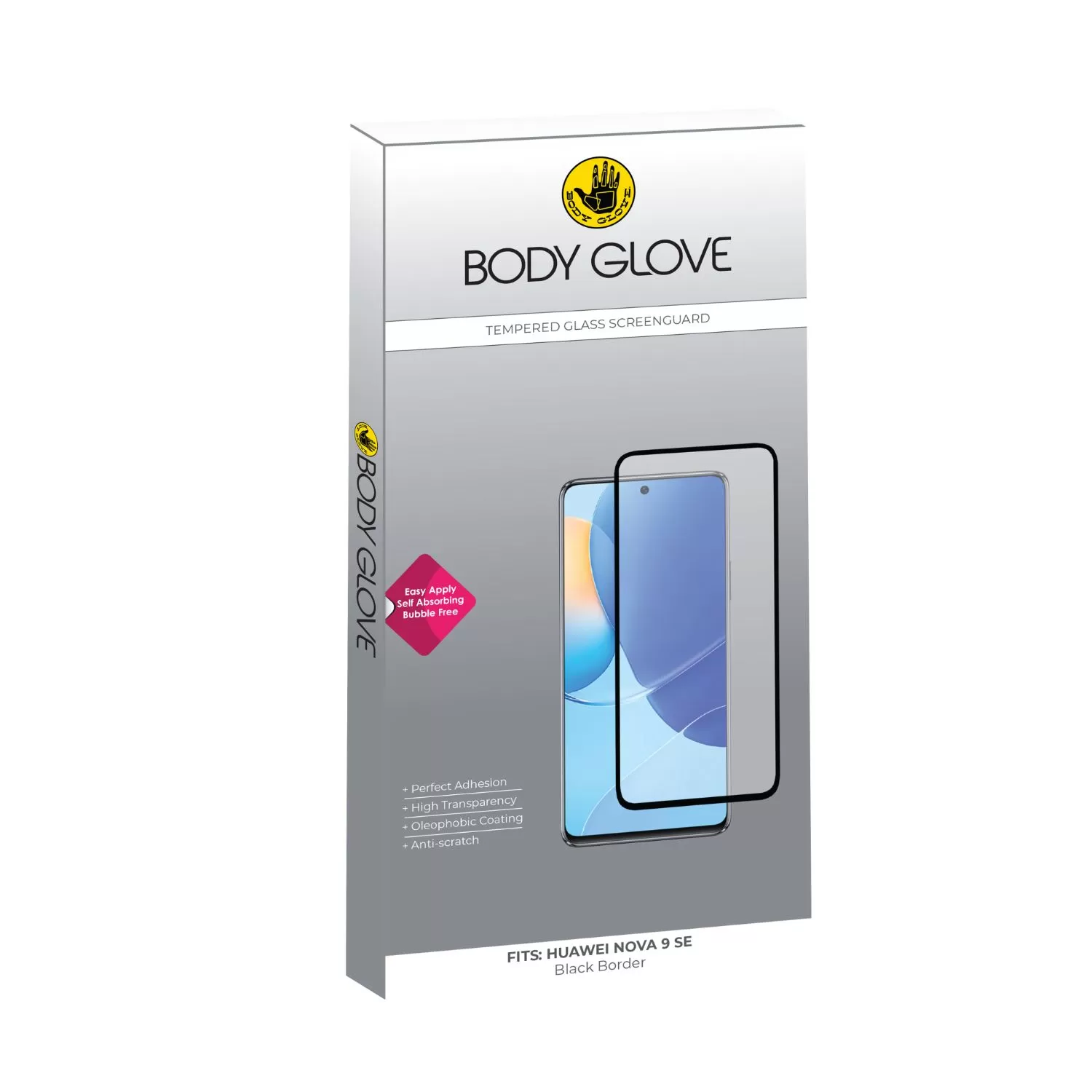 Huawei nova 9 SE / nova 11i Body Glove Screen Protector - Black Border - Image 3