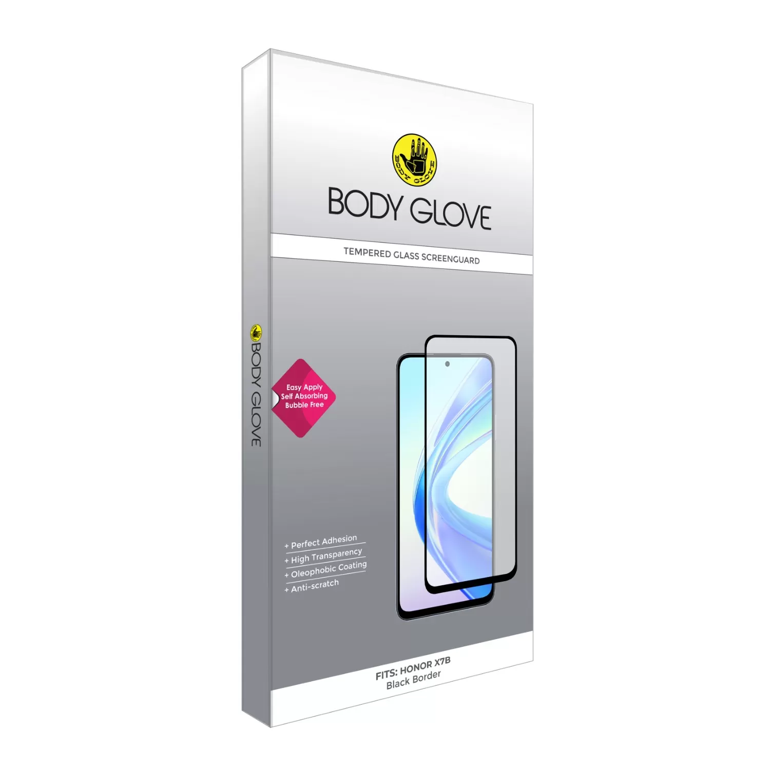 Honor X7b Body Glove Screen Protector - Black Border - Image 3