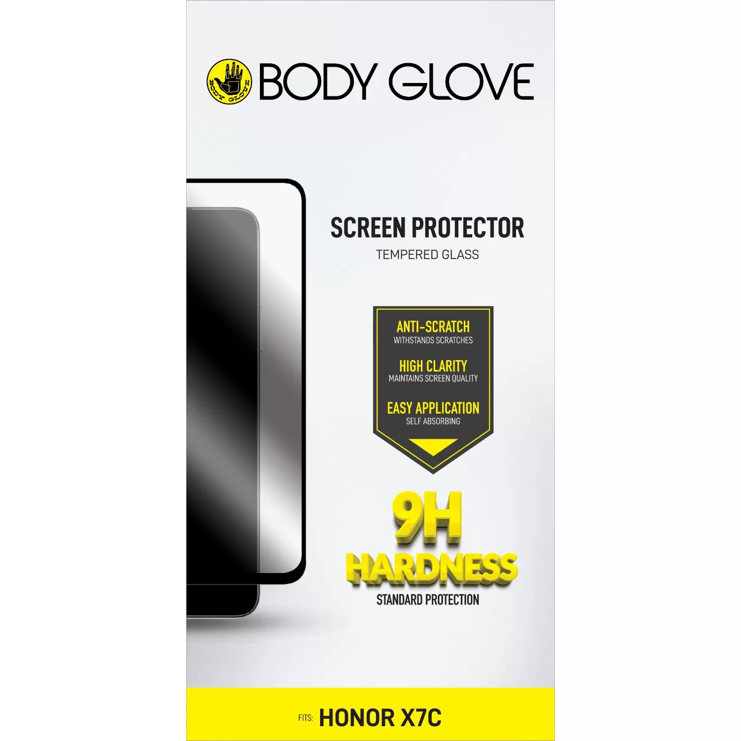 Honor X7c Body Glove Screen Protector - Black Border