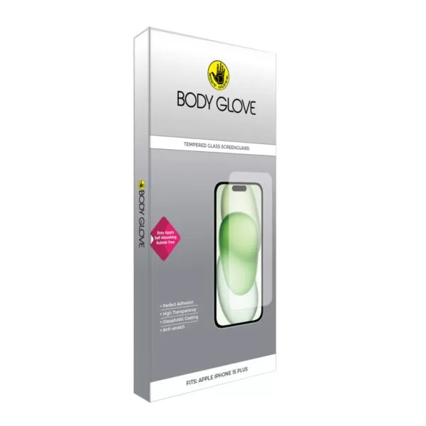 iPhone 15 Plus Tempered Glass - Body Glove Screen Protector - Image 3