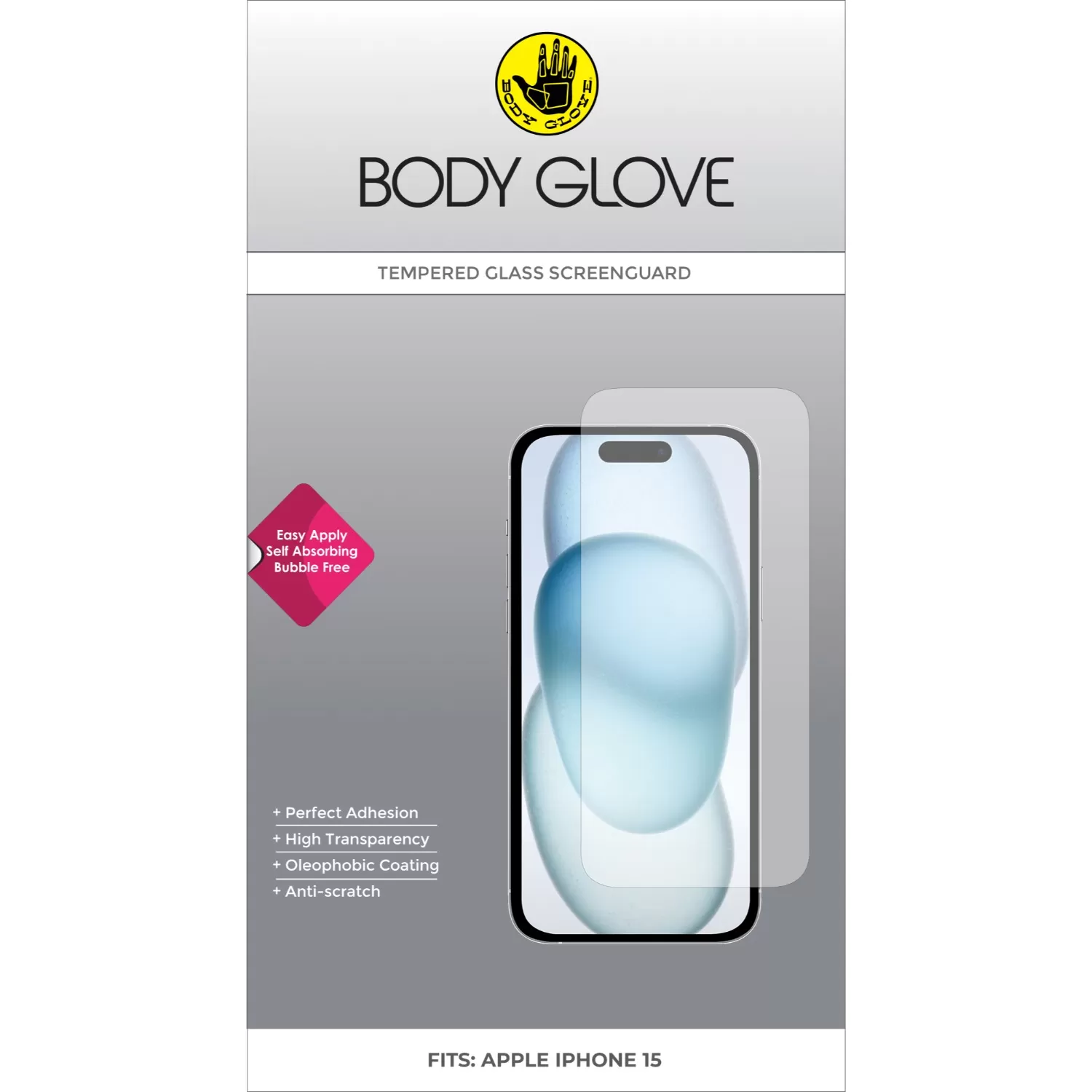 Apple iPhone 15 Body Glove Screen Protector