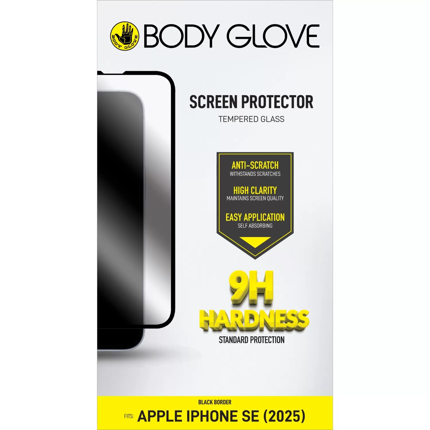 Apple iPhone 16e Body Glove Screen Protector - Black Border