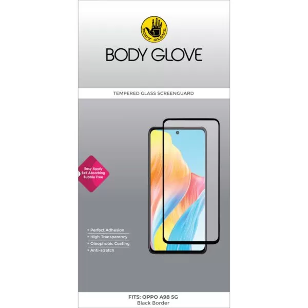 Oppo A98 5G Body Glove Screen Protector - Black Border