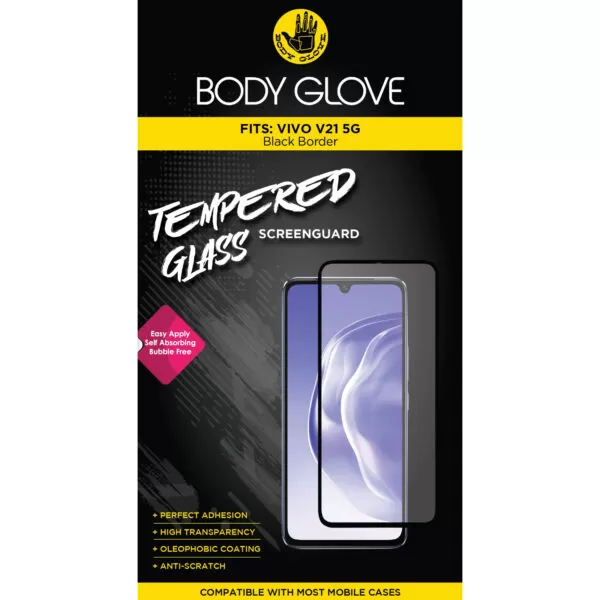 Vivo V21 5G Tempered Glass - Body Glove Screen Protector