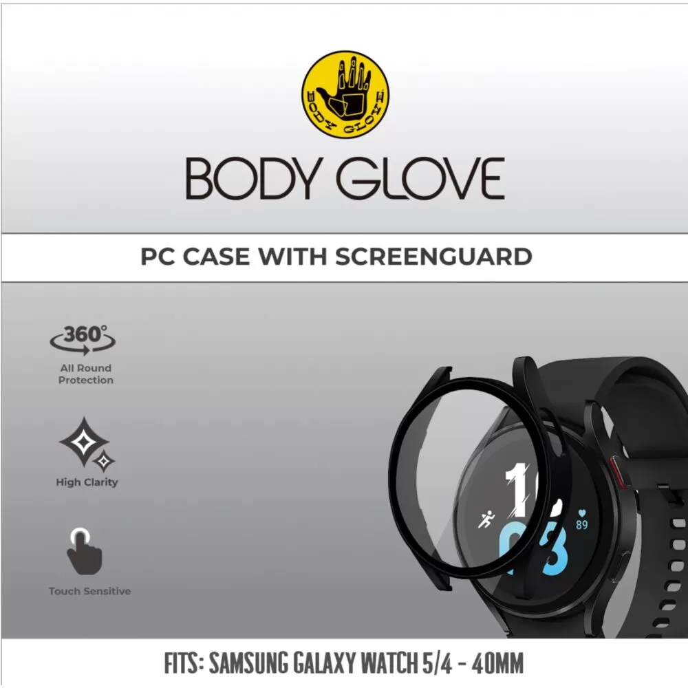 Body Glove Samsung Galaxy Watch5 / 4 40mm PC Case – Black