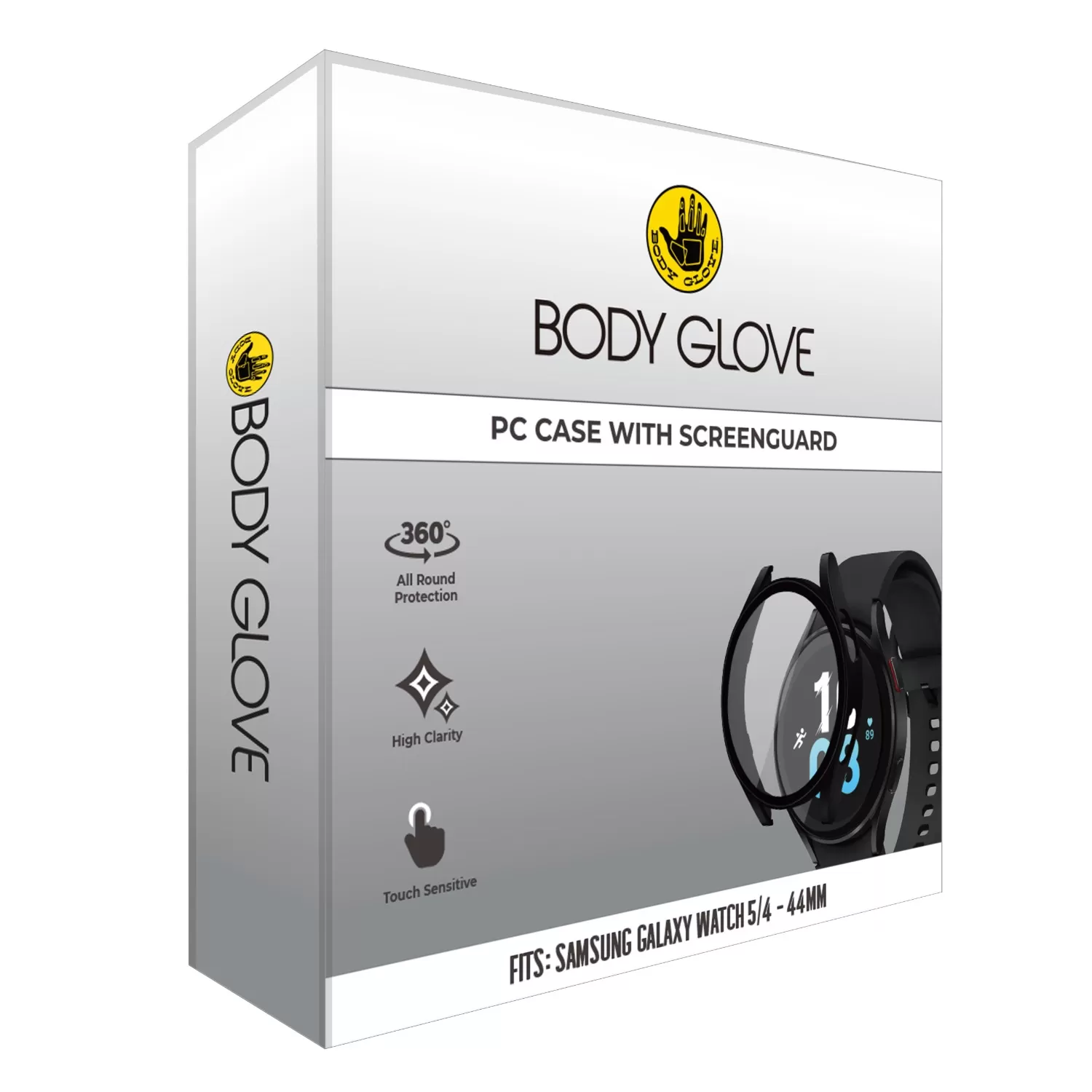 Body Glove Samsung Galaxy Watch5 / 4 44mm PC Case – Black - Image 3